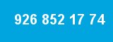 926 852 17 74